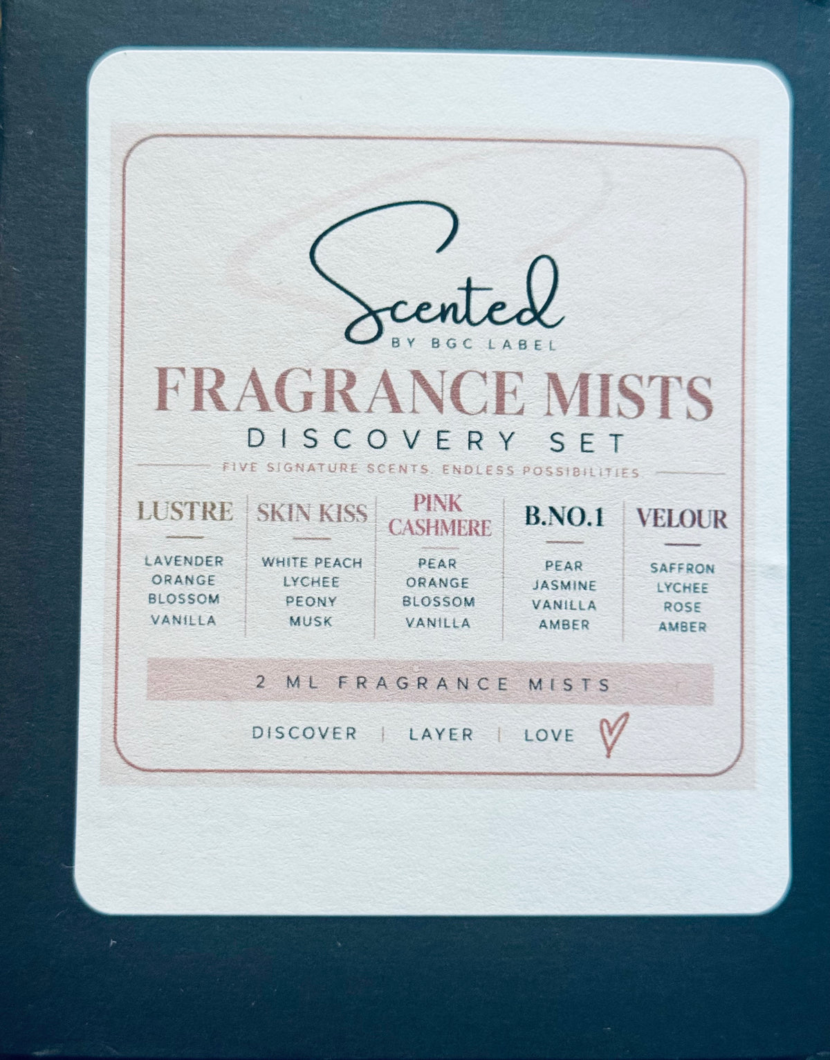 Fragrance Mist Discovery Set